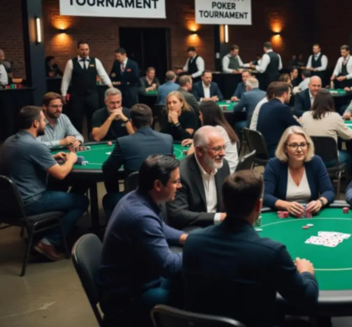 Grupowe wydarzenie pokerowe w Rilvo Arena