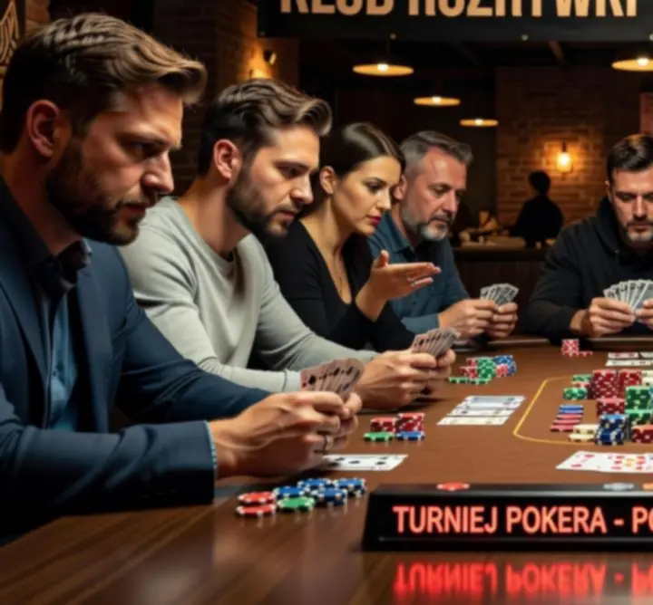 Turniej pokerowy w trakcie rozgrywki w Rilvo Arena